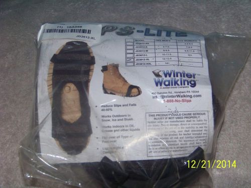Grips-Lite Winter Walking Traction Shoes Men’s JD3612  XL New Fits Size 12-13.5