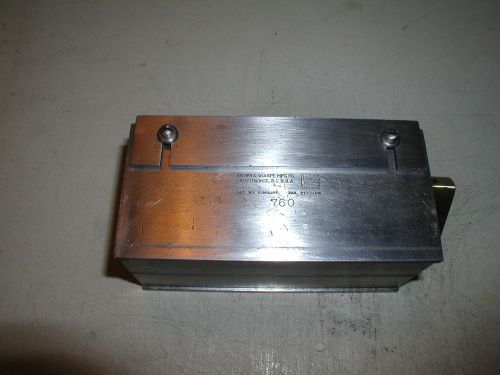 Brown And Sharpe 760 Permanent Magentic Block, 5&#034; x 2 1/2&#034; x 2 1/4&#034;  USA Magnet