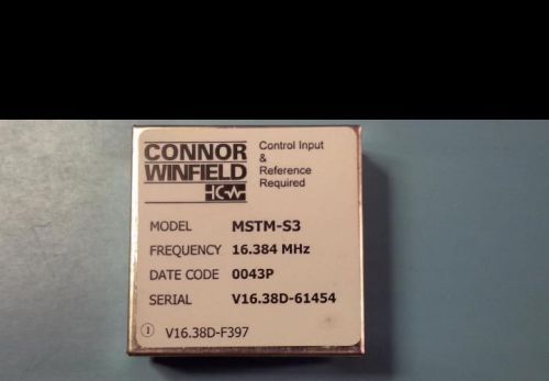 ONE NEW CONNOR WINFIELD MSTM-S3 16.384 MHZ IC CLK TIME MODULE ETHERNET