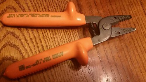Klein Tools 11049-INS Insulated Wire Stripper / Cutter: 8 - 16 AWG Stranded