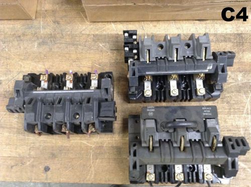 Lot of 3 Allen Bradley 30A Non-Fusible Disconnect Switch Cat No 1494F N30