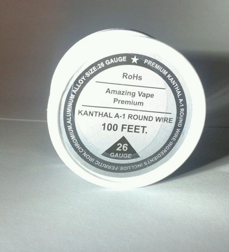100 ft Roll 26 Gauge 26g Kanthal A1Resistancr Wire Round *USA*LOWEST PRICE*