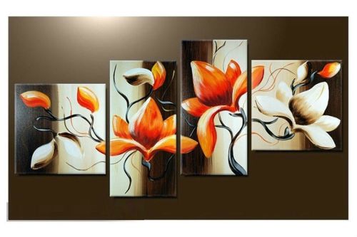 NEW! MODERN ABSTRACT HUGE WALL ART OIL PAINTING ON CANVAS. /+ frame