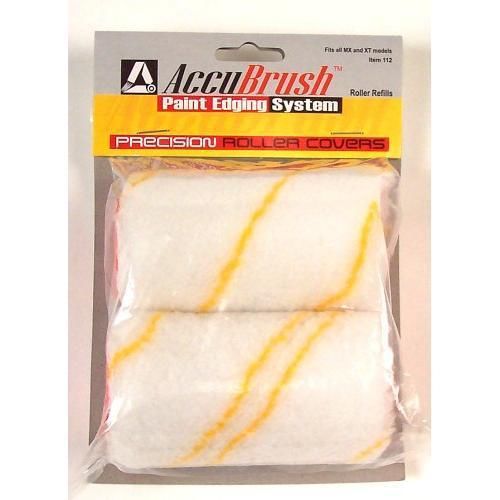 Accubrush 4&#034; Roller Refill 2-pack for MX and XT Model Paint Edgers New