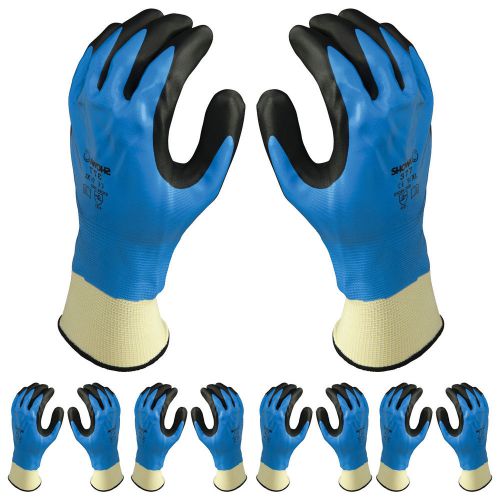 Atlas 377 fully dipped nitrile coated foam grip x-large xl work gloves, 72-pairs for sale