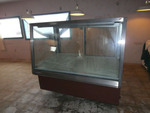 pastry display case glass pie cake refrigerated