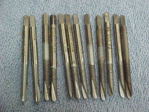 Lot of 23 Greenfield 8-32 Taps Machinest Gunsmith