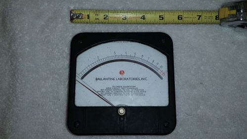 WESTON BALLANTINE LABS VINTAGE 5&#034; DIRECT CAPACITANCE 0 - 10 METER STEAMPUNK