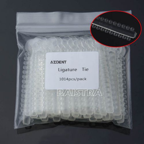 1 Pack Dental Orthodontic ligature ties clear 1014 pcs in total Free Shipping