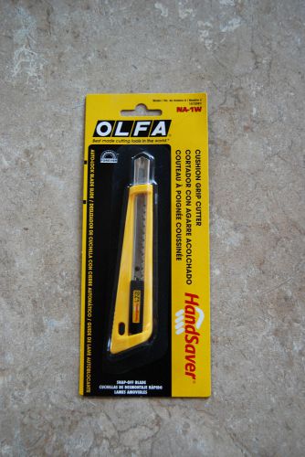 OLFA NA-1W Utility Knife Cutter HandSaver Cushion Grip Uses AB blades