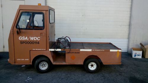TAYLOR -DUN ENCLOSED CAB 36V ELECTRIC UTILITY CART - WITH CHARGER - 1656HRS