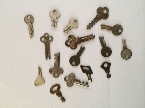 16 Vtg/Antique Keys - Includes 2 Cheney