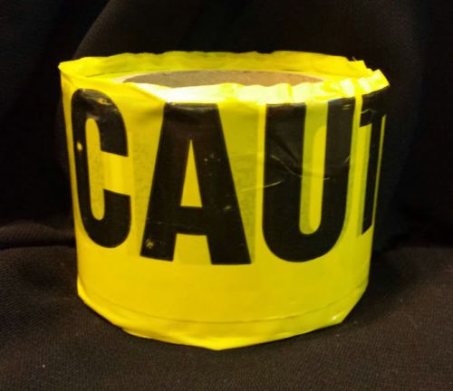 Safety tape 3&#034;x300&#039; caution tape yellow for sale