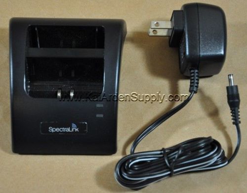 Polycom SpectaLink ~ Black Dual Charger w/Power Supply ~ PTC400