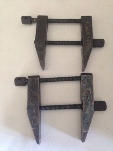L. s. starrett co. set of 2 machinist parallel clamps 161-d for sale