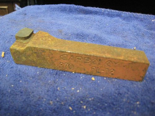 Vintage Carboloy Fl-12 4-1/2&#034; Cutting Tool