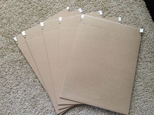 10 Brown Kraft Self Seal Photo Mailers Envelopes (5-12.75 x 15 &amp; 5- 9 x 11.5)