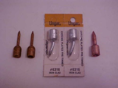 Ungar (5 pcs.) imperial thread-on soldering tips - 6312, 6316, 6368 - nos for sale