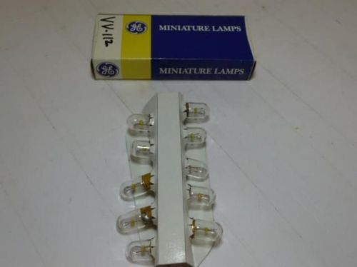 88918 New In Box, General Electric 755 Box-10 Miniature Lamp, 755, T3 1/4, 6.3V