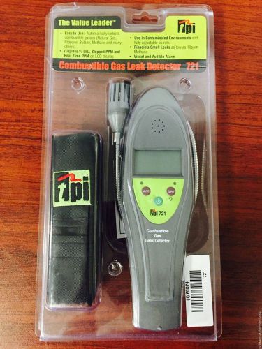 TEST PRODUCTS INTL. 721 Combust Gas Detector, 0 to 9999 ppm