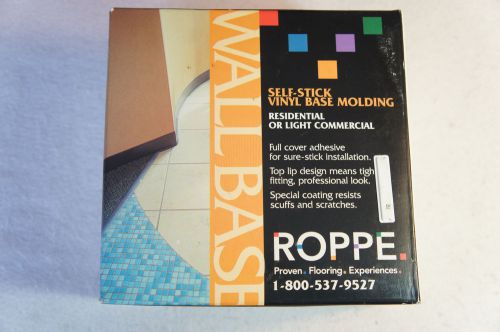 NEW ROPPE self-stick vinyl wall base 4&#034;x20&#039;, Dark Gray
