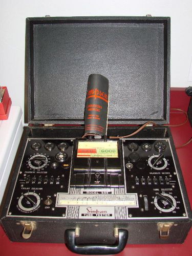 Simpson model 555 tube tester, nice, clean, works for sale