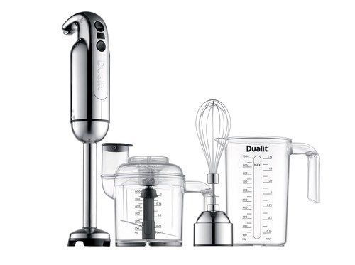 Dualit immersion blender with accessory kit, chrome for sale
