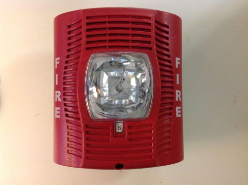 System sensor spsr fire alarm wall speaker strobe equipment new red for sale