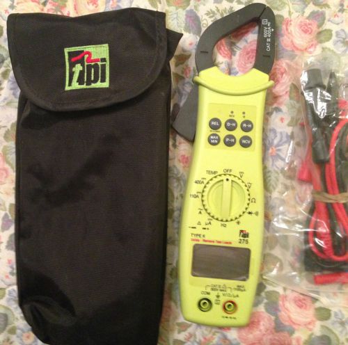 One TPI 275 Clamp-On Tester with True RMS Digital Multimeter, EUC