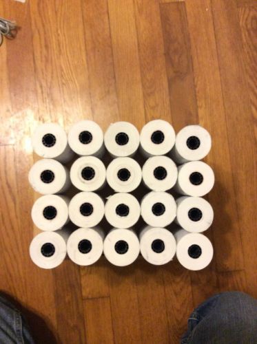 3 1/8&#034; X 119&#039; Thermal Credit Card Paper (20 Rolls)