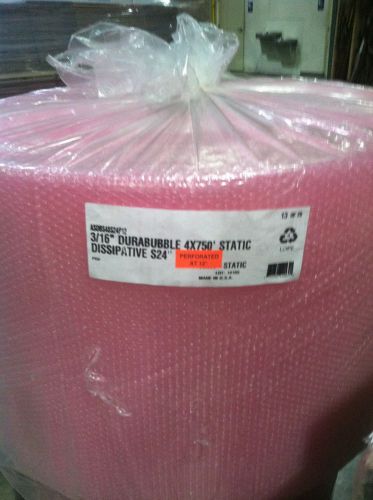 Durabubble Cushioning Anit-Static 48&#034; Wide Perforated@12&#034; Roll - 48&#034;x750&#039;&#039;-3/16&#034;