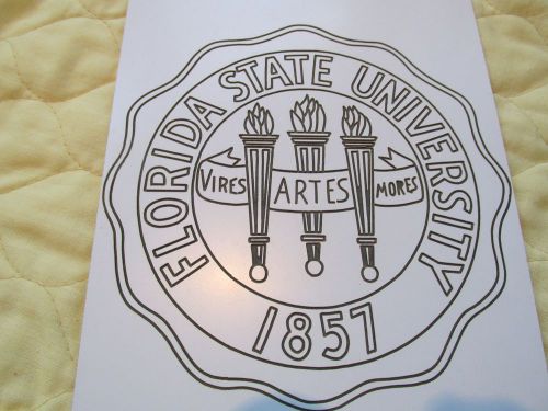 Engraving Template Florida State University emblem - for awards/plaques