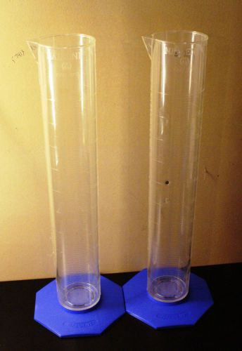 Four nalgene 2000 ml used great condition graduated volumetric cylinder for sale