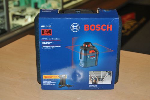 Bosch GLL 2-20 Line and Cross Laser *NEW w/ Open Box* BUY IT NOW!