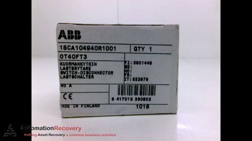 ABB 1SCA104940R1001, SWITCH-DISCONNECTOR, NEW