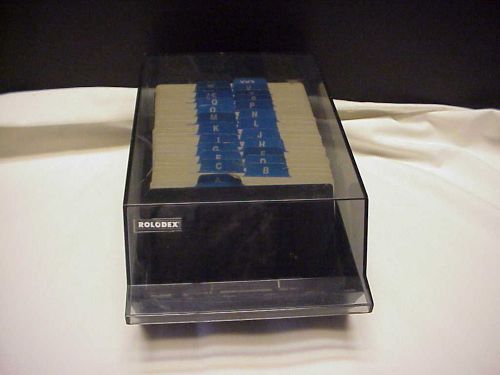 ROLODEX VIP 35c 3x5 cards  3 x 5  500 cards never used Covered Top NEW