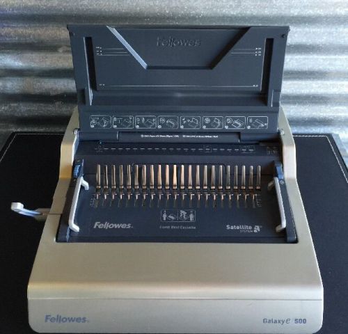 Fellowes Galaxy E500 Electric Heavy-Duty Comb Binding Machine Works Great!