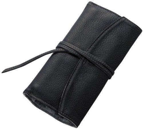 Brand New Roll type pen case Pensemble black zipper PSRF3-01-B From Japan