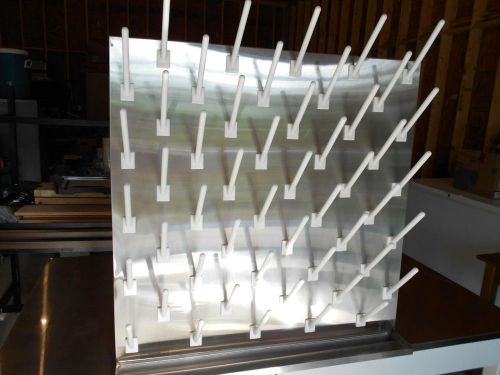 Victoria V3030 Stainless Steel Laboratory Pegboard - glassware drying rack