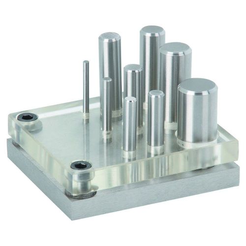 NEW 9 PC PIECE HOLE SHEET METAL STEEL CUTTER PUNCH AND DIE PUNCHING TOOL PUNCHER