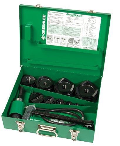 Greenlee 7310sb ram and hand pump hydraulic driver kit with 10 slug buster for sale