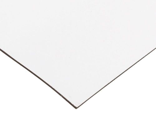 Flexible magnetic sheet white vinyl sign blank 0.030&#034; thick 12&#034; wide 24&#034; leng... for sale