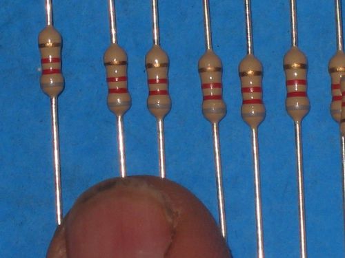 Lot B 4 Band Color Coded  Resistors Type unknown  100 sent   3E3