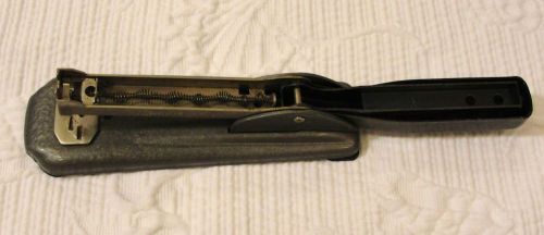 Vintage Tatum Buddy Gray Stapler Wilson Jones T 155 Gunmetal Small Stapler 6&#034; EX