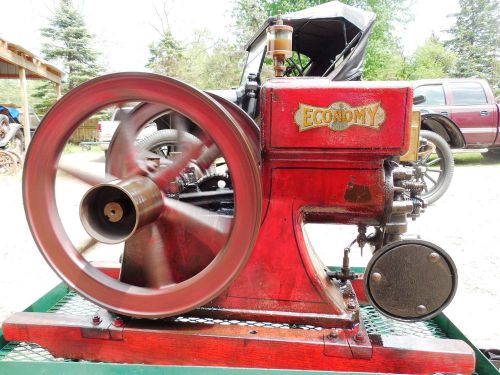 GREAT RUNNING ORIGINAL 1925 1 1/2HP ECONOMY HIT &amp; MISS ENGINE (WITH VIDEO) L@@K!
