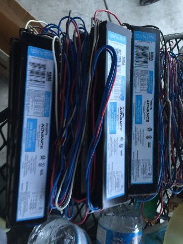 Lot (8) philips advance icn3ttp40sc instant start electronic ballast  3 40w cfl for sale