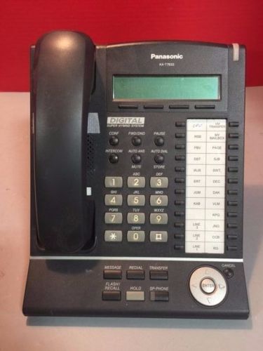 Digital Office Telephone Panasonic KXT7633, KX-T7633 in good working condition