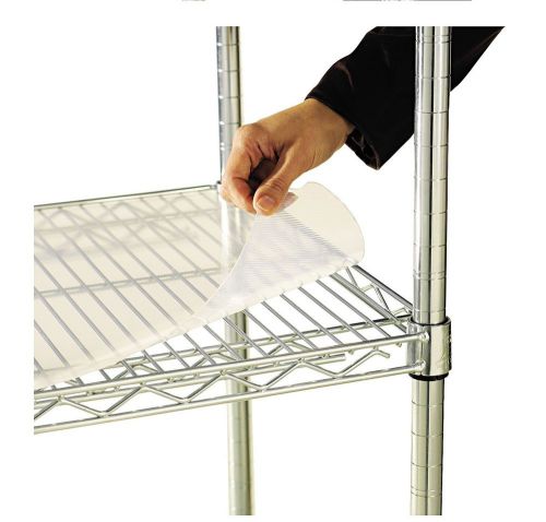 Alera 48&#034; x 18&#034; Shelf Liners for Wire Shelving Units Clear 4 Pack ALESW59SL481