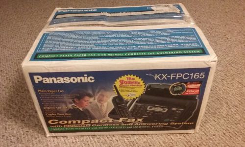 *NEW W BOX* PANASONIC 900MHZ CORDLESS PLAIN PAPER FAX &amp; COPIER MODEL #KX-FPC141