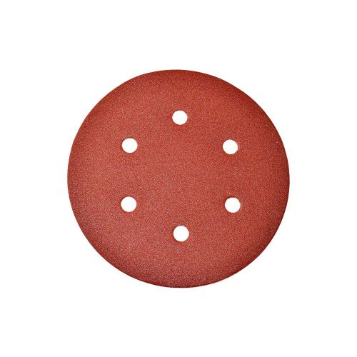 Aleko® 14sd04h 10 pieces 60 grit sandpaper discs with holes 6 inches for sale